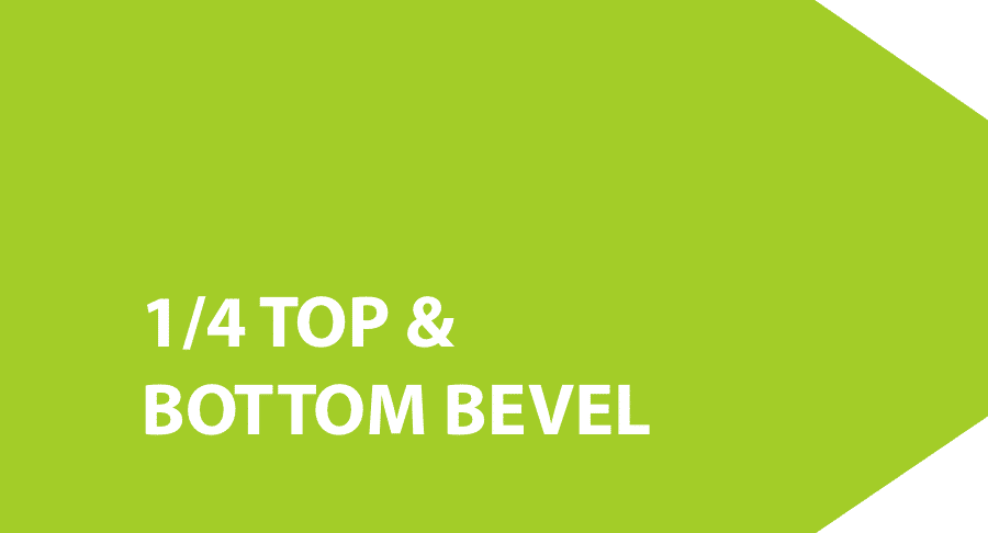 14 Top and Bottom Bevel Countertop Profile MultiStone Custom Countertops