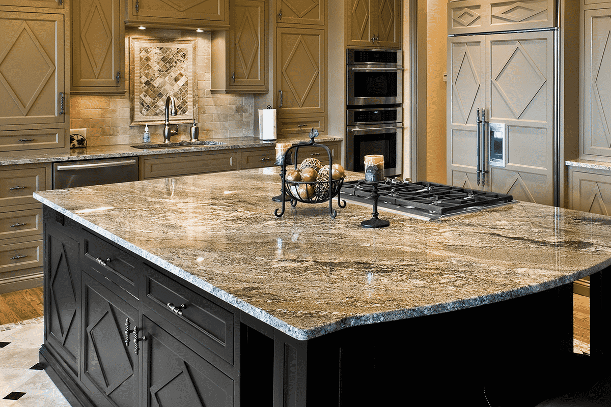 black granite countertops